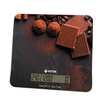 Кухонные весы VITEK VT-2404 коричневый - Техно плюс