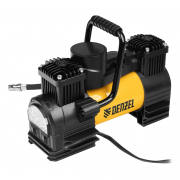 Компрессор автомобильный AC-75, 12 В, 10 атм., 75 л/мин, LED// Denzel - Техно плюс