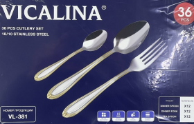 НАБОР СТОЛОВЫХ ПРЕДМЕТОВ VICALINA VL-381 36 пр - Техно плюс