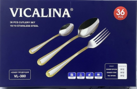 НАБОР СТОЛОВЫХ ПРЕДМЕТОВ VICALINA VL-380 36 пр - Техно плюс