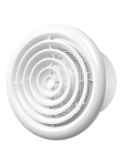 FLOW 4S C BB, Вентилятор накладной FLOW D100 сетка обр клапан двигатель BB ERA - Техно плюс