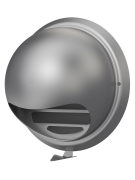 10ВМ, Выход стенной вентиляционный вытяжной металический с фланцем D100 - Техно плюс