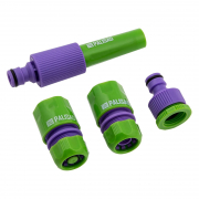 Набор для подключения шланга 1/2" (распылитель, 3 адаптера к распылителю)// Palisad - Техно плюс