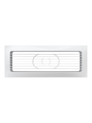 620РСФ Решетка вентиляционная РСФ фланец 204х60 234х90 пластик ERA - Техно плюс