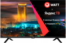 Телевизор Qwatt Q32YH-PB черный - Техно плюс