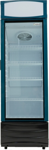 Витринный холодильник GRAND GXSC-270SDFI зеленый - Техно плюс