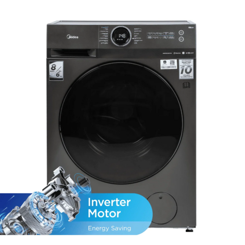 Стиральная машина Midea MF200D80WB/T-C серый - Техно плюс